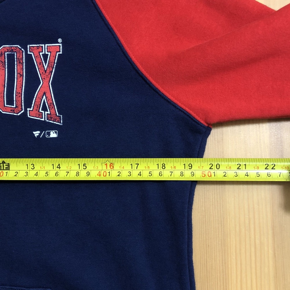 Boston Red Sox Fanatics Hoodie Sweatshirt Womens M Navy Red MLB Baseball - Picture 14 of 15